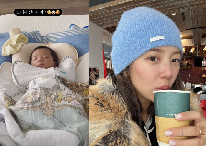 Son Dambi Daughter Reprints Mom's Features at 1 Month of Age...The test tube was worth the trouble