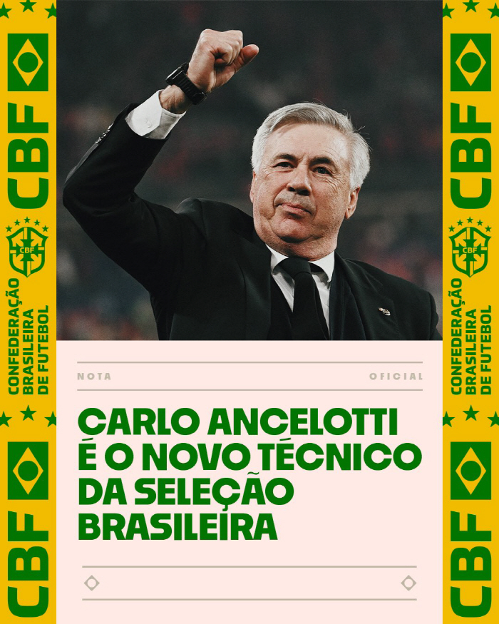 Ancelotti of employment, how much do you earn from the Brazilian national team…the world's best short-term part-time job