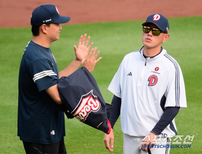 Colerbin, who apologized for his shoulder, smiled again and began training for recovery