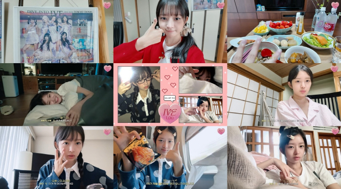 I.V. Ahn Yu-jin, overnight at Ray's main house before the Nagoya concert..Grandmother's homemade food. The menu keeps coming out