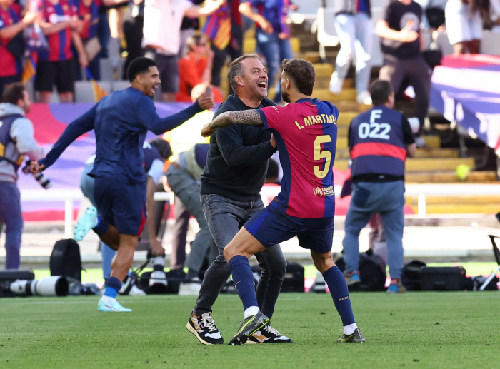 Of course, it's an El Clasico victory, but Barcelona announced a one-year extension with Flick, the coach, after confirming the La Liga championship