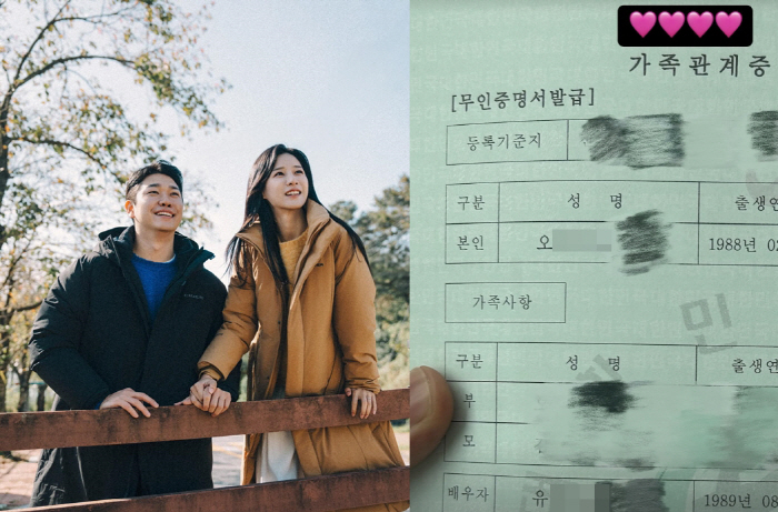 22nd Oksoon ♥ Kyungsoo announces marriage registration..Personally, I wanted to be on your side