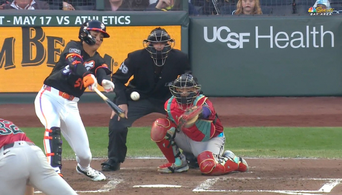 Hit in 3 consecutive games! Lee Jung-hoo to get out of May's slumpNo. 4 hitter for the second straight day, SF 43 Arizona (3rd inning)