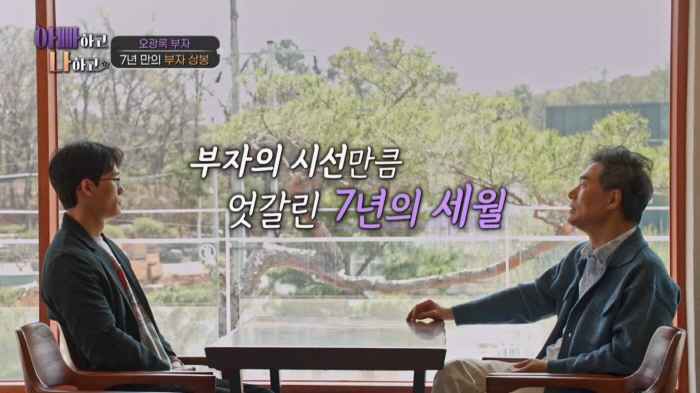 Oh Kwang-rok, didn't exist as a father The conflict between the father and son who lived 30 years apart (with his father)