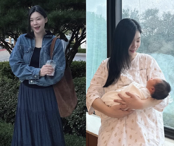 Yoon Nam-ki ♥ Lee Da-eun lost 21kg just 9 months after giving birth, but she doesn't look slim