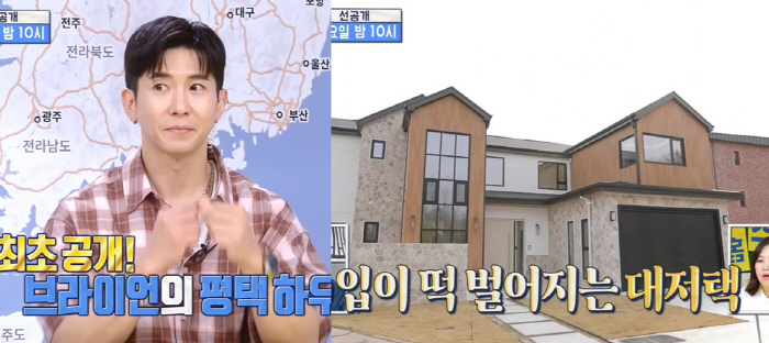 Brian, swimming pool → Garage 300 pyeong detached house revealed for the first time Kim Dae-ho seems to be my beggar (Homes)