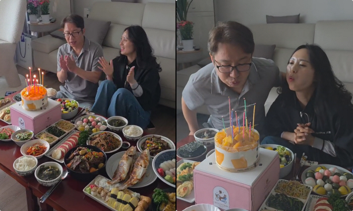 54-year-old new bride Shim Hyun-seop burst into tears..My mother-in-law bragged about the 'Bending the Sangdari' birthday table
