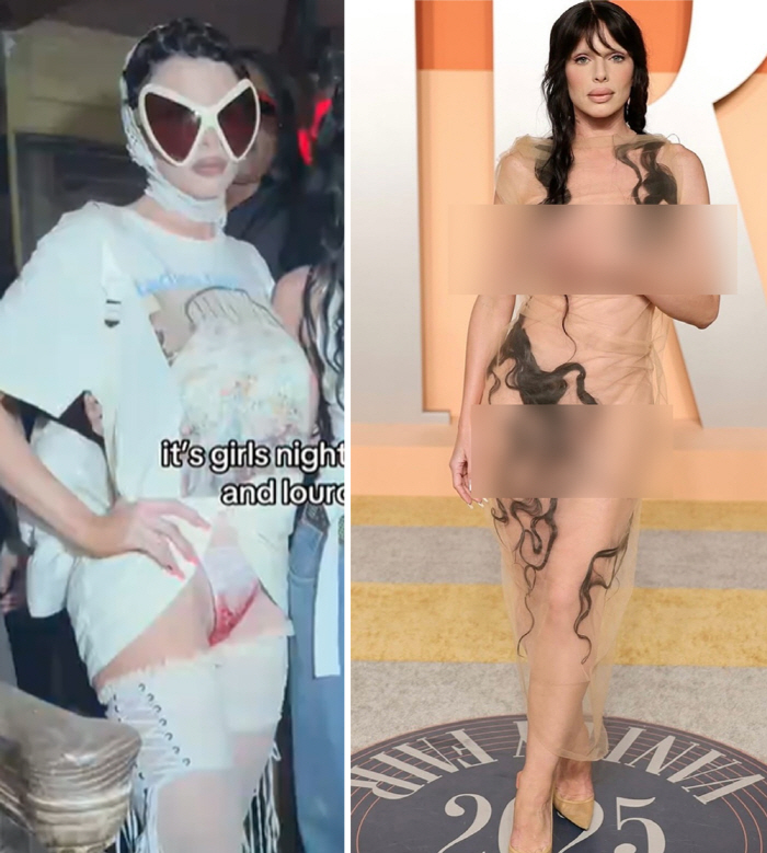 Maybe it's bleeding.Famous model white underwear turns red, what's going on?
