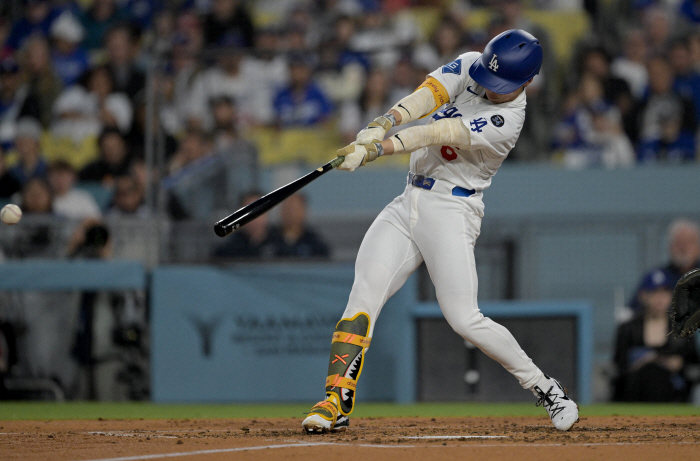9 consecutive on-base hits 3G in a row! Kim Hye-sung's batting average of 0.452 is high, LAD 26 LAA
