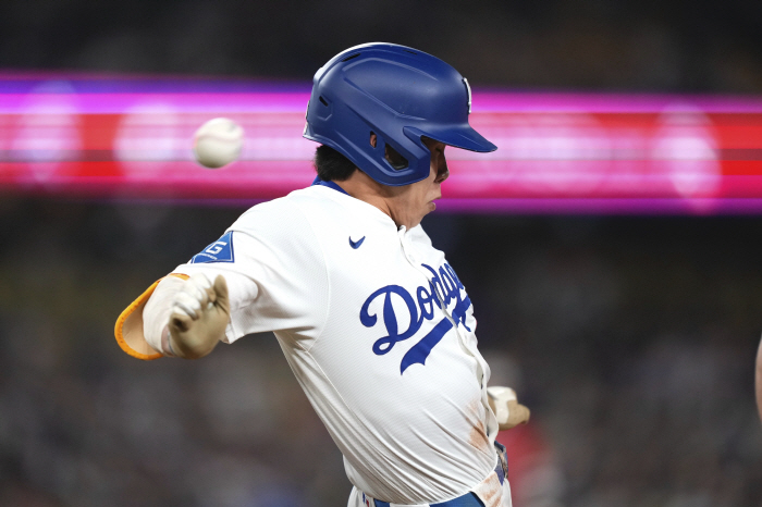  Left-handed hit → Infield hit Kim Hye-sung, multiple hits in 3 consecutive games! 0.467 Crazy batting average LAD 14 LAA (five times)
