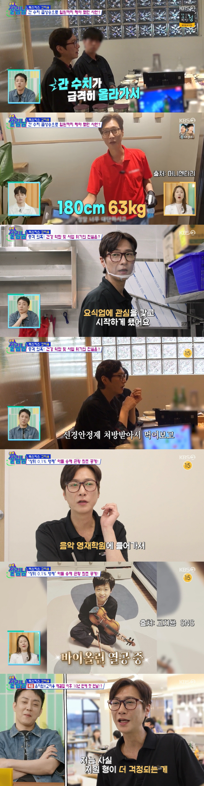 Jackie Ko Ji-yong, who confessed to health problems, liver levels rose sharply, and he was hospitalized..You're losing a lot of weight