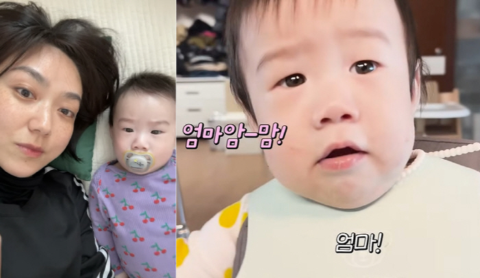 Lee Eun-hyung, 275 days old, sobbing after hearing your mom's sound ♥ Kang Jae-joon's dad? I'm sad. (KiU TV)