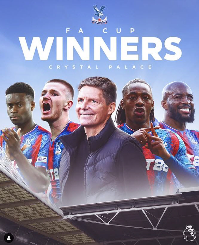 Crystal Palace's FA Cup miracle to beat Man City, the first major winner in 164 years