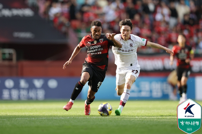 Asani PK missed → Park In-hyuk's 89th minute theater goal Gwangju, 10th place in the winning league against Pohang
