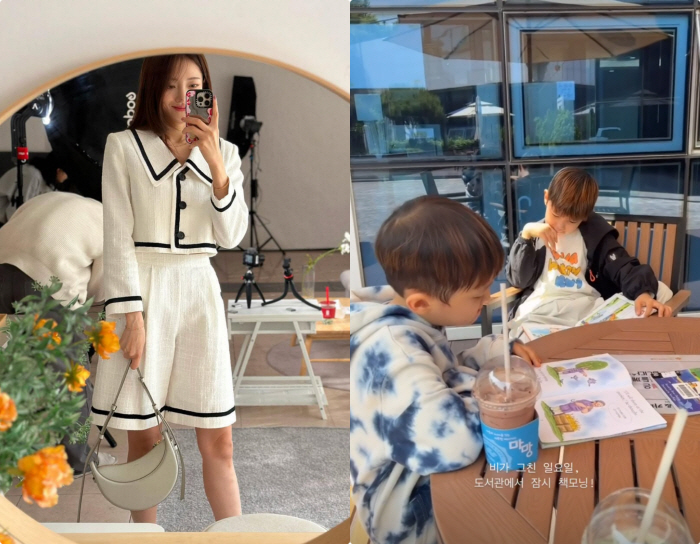 Seo White, the weekend routine of a multi-talented working mom..♥Lim Changjung 'Library Book Morning with Minimi'