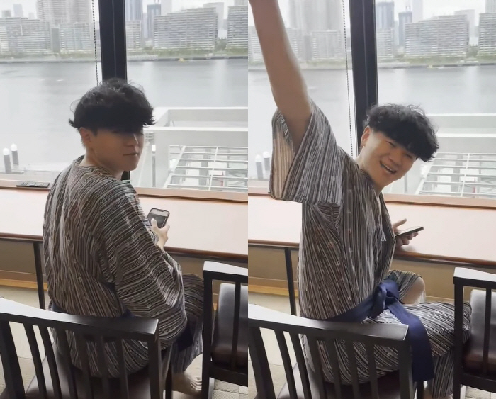 Dad, where are you going? You're big enough to be compared to Yoon Hoo and Yoon Min Soo..a warm, prestigious university student