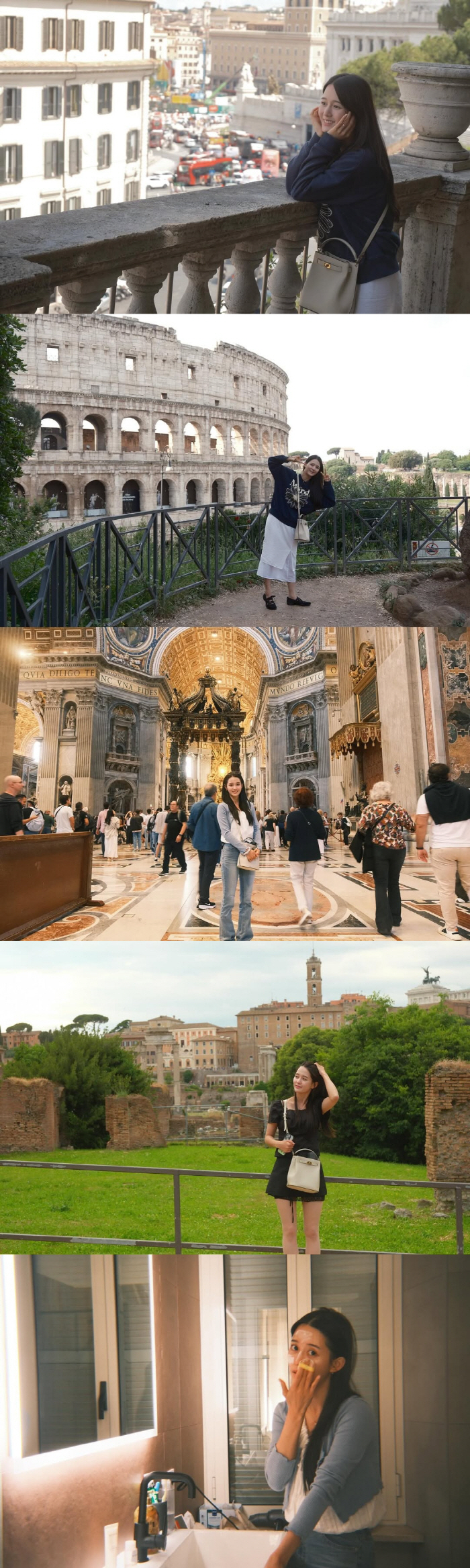Nam Bo-ra, Italy's honeymoon is sweet..♥ Husband's eyes