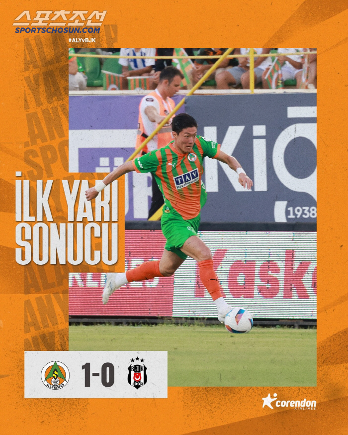 Two years of probation for illegal filming  one year of imprisonment Hwang Ui-jo, and in five months, the league's scoring team drew 11 against the prestigious Besiktas