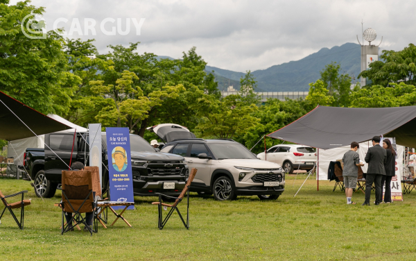 Chevrolet Exhibits Representative Model with Outdoor Sensibility... Communicate with customers at the Kobe Camping Festival site