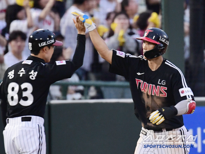 In every inning, Elotrasikoda Songchan's first full base shot LG, 179, won despite Lotte's scary chase. Yoon Sungbin, 157km, 9 runs and 3rd place in Lotte 