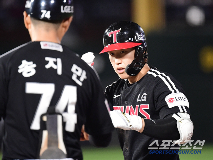 In every inning, Elotrasikoda Songchan's first full base shot LG, 179, won despite Lotte's scary chase. Yoon Sungbin, 157km, 9 runs and 3rd place in Lotte 