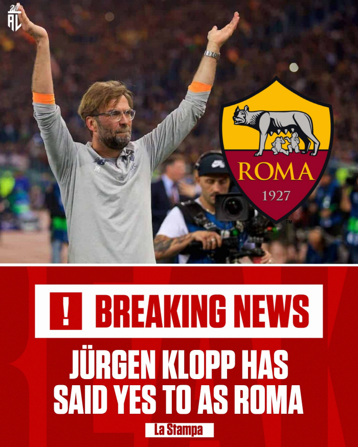 The news of the greatest shock ever! Liverpool manager Klopp returns to the manager's post...AS Roma Remains Top Of Serie A