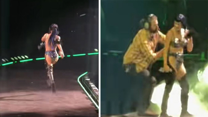 Untie the bra during a performance by a famous female singer...Let's stop here. I'm joking because I didn't pay a lot