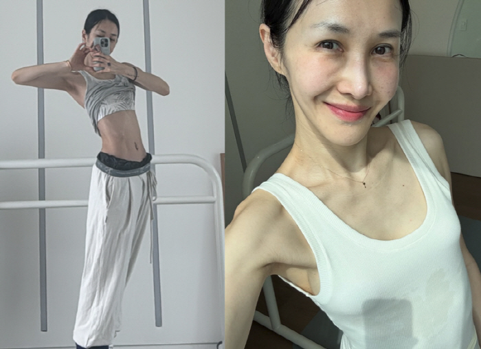 Eom Tae-woong ♥ Yoon Hye-jin, the result of constant exercise for 365 days with ribs exposed