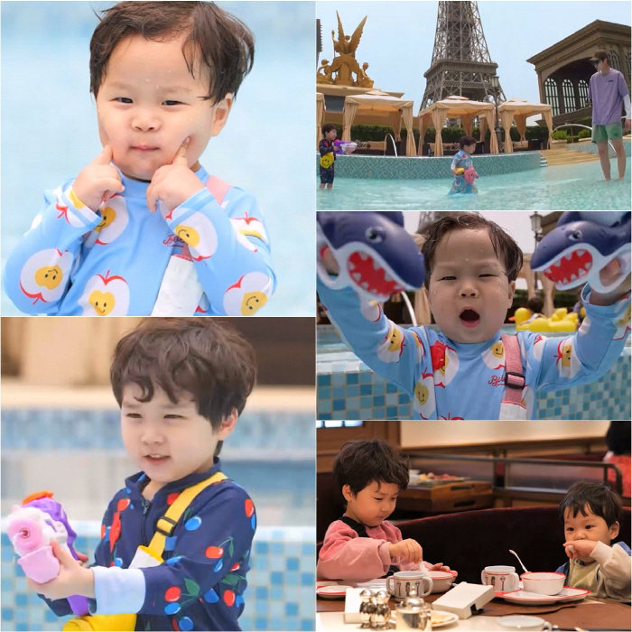 Kim Jun-ho, 23-month-old Jungwoo, Macau mukbang, 3 languages explosion orange juice yes (Sudol)