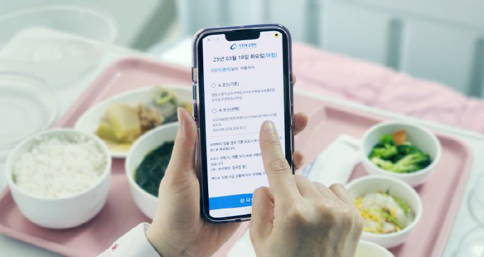 Introduction of mobile patient meal selection at Gachon University Gil Hospital...Smart system construction map such as hospitalization procedures