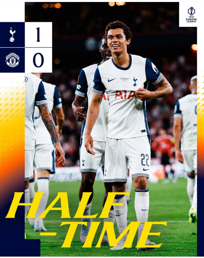 Second half replacement Son Heung-min finally filled out the last puzzle! Johnson's winning goal Tottenham wins 10 Europa League victory over Manchester United  SON's first career trophy! 