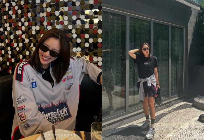 Son Dambi, she's only been giving birth for a month..Slender angular beauty with short leggings