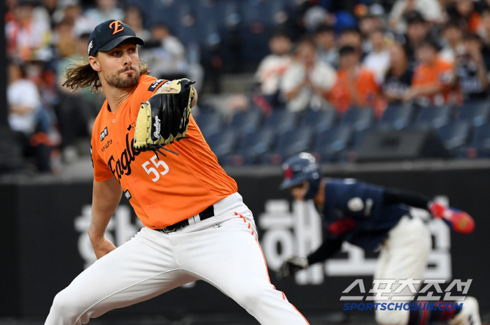 2nd Unts? It's 2nd Unts again!Weiss 8 innings Kim Seo-hyun SV Hanwha catches Lotte and retakes 2nd place