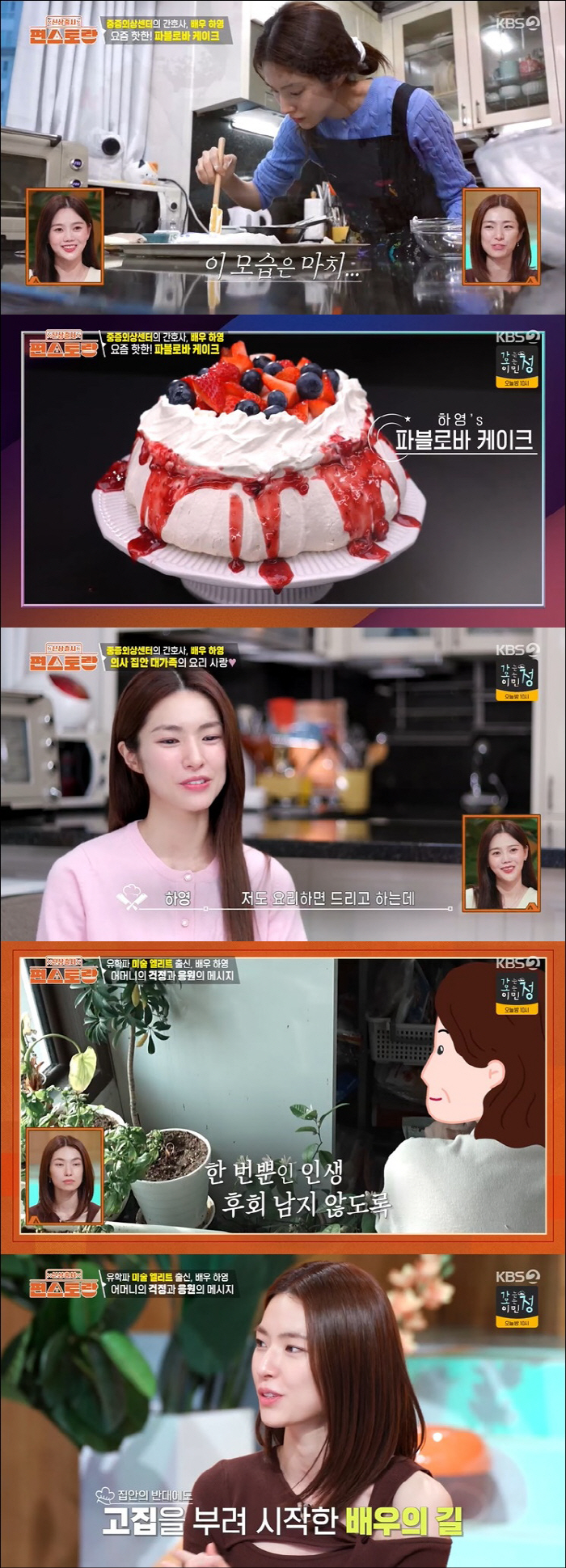 Graduation from Ewha University → Hayoung studying abroad insisted on debuting as an actor through opposition from the doctor's family (Pyeon Restaurant)