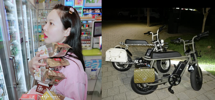 Hyuna ♥ Yong Jun-hyung Couple Luxury Bag  Couple Bike Luxury Wedding Date