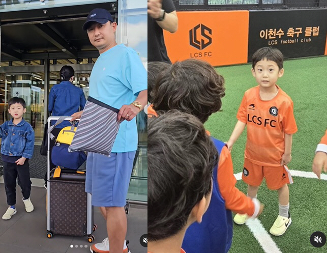 Lee Chun-soo ♥ Shim Ha-eun, child farming is a big hit..The daughter is Johns Hopkins Youngjae and the son is a soccer dream tree