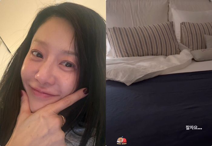 Ko Hyun-jung, even if she lives alone, she has 2 pillows..Good night. Warm daily life