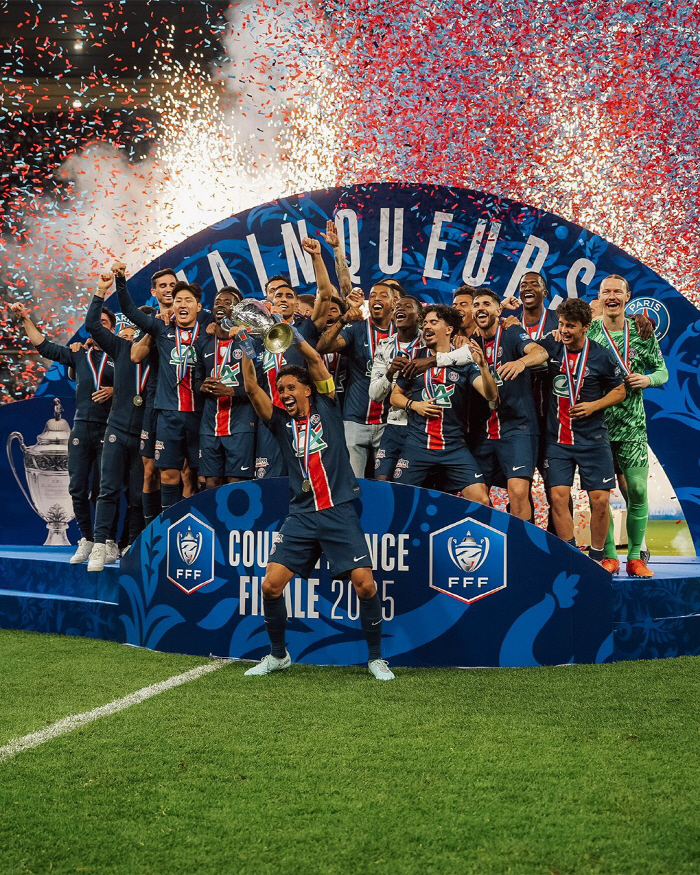 A PSG colleague who celebrated the Taegeukgi with Luca Lee Kang-in, not a quokka... Ace's 7th career trophy harvest