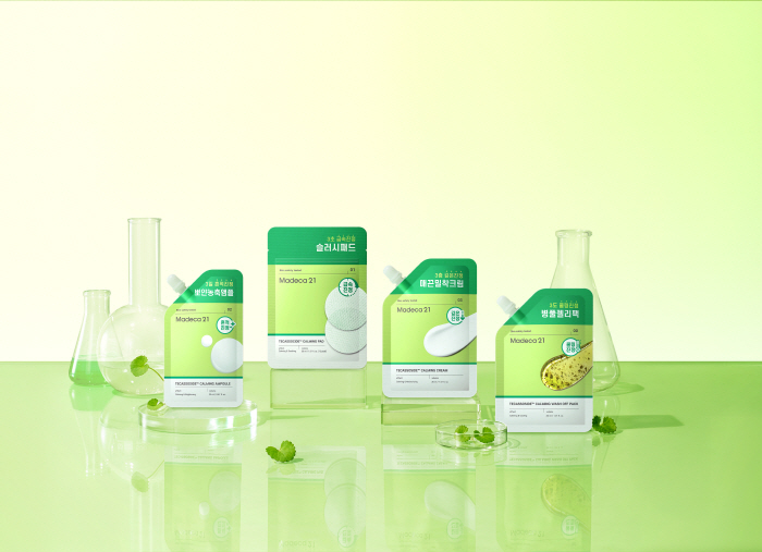 Dongkuk Pharmaceutical to showcase four types of Madeka 21 Tecasoside Kamming Line...GS25 sells wash-off packs, pads, ampoules, and cream