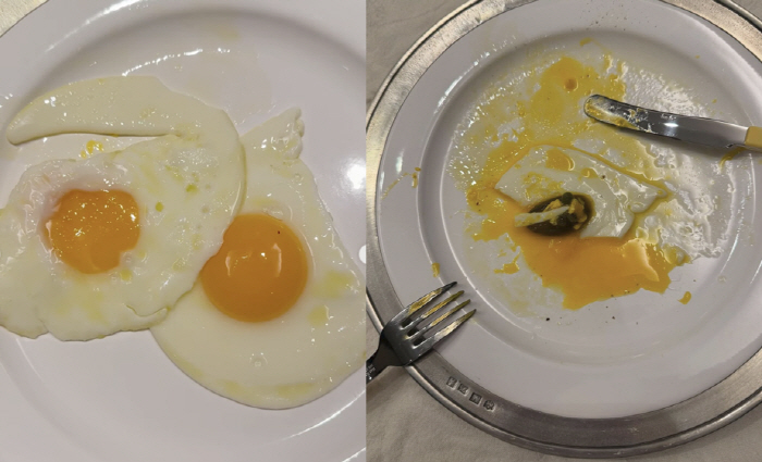 Go Hyunjung and fried eggs are over?The amount of food I ate was a mess