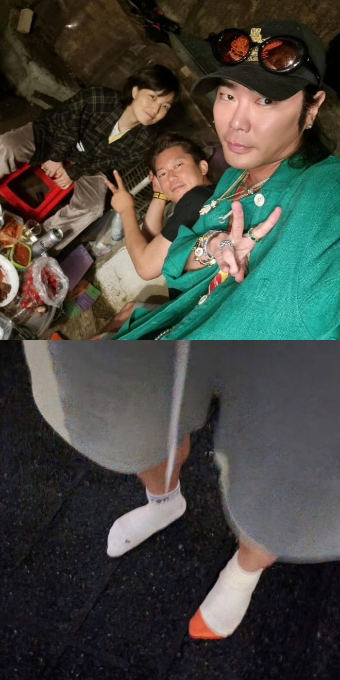 Kim Dae-ho, a 女 celebrity who visited your house was free to meet you on the street with socks