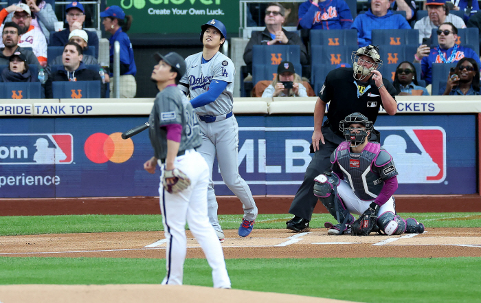Kim Hye-sung's double hit, Theo, could you have caught it? Checked Ohtani threw 156.1km and exploded 174.3km 18 four hours later