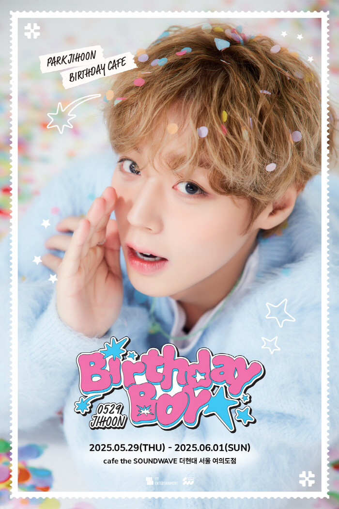Park Jihoon Opens Pop-Up Cafe for Fans