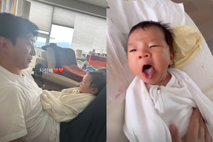 Son Dambi, ♥ I'm so touched by my daughter Hae in my arms