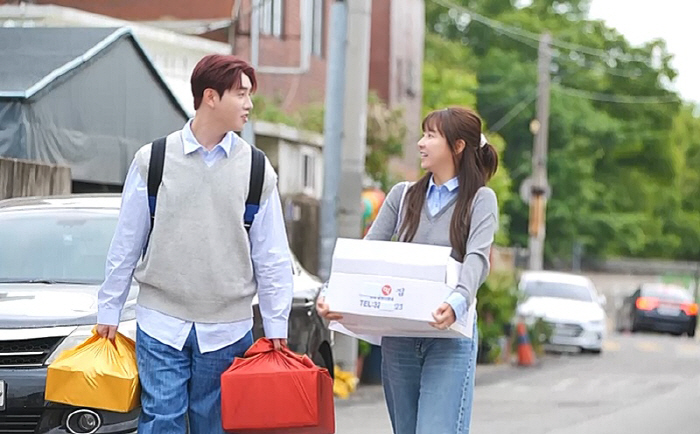 Eun Ga-eun ♥ Park Hyun-ho talking behind his wife's back in front of his mother-in-law..Oh, I want to be kicked out