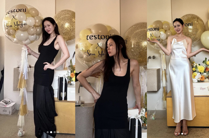'Hyunbin ♥' Son Ye-jin's Body as a Female Woman After Giving Birth...a silhouette attached to a dress