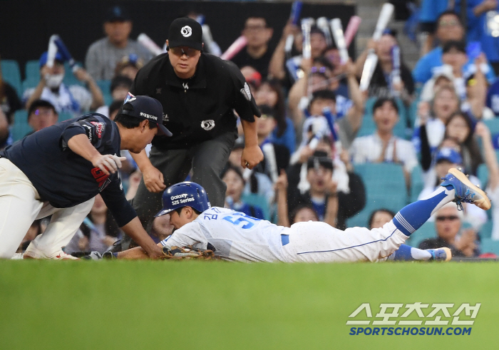 Kang Min-ho's insight → Coach Lee Jong-wook's judgment, Gamboa's ninth career triple steal
