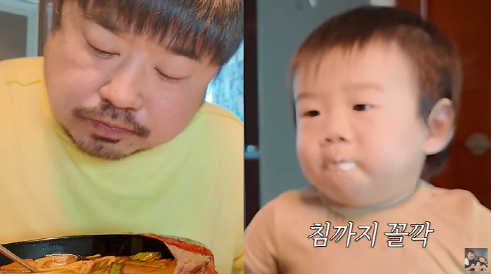 Lee Eun-hyung and Hyun-jo are obviously Kang Jae-joon's son. It's already been 10 months since we started eating
