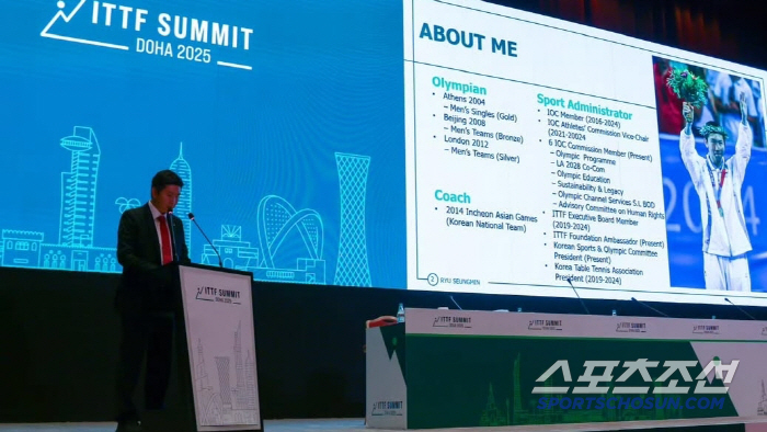 Our Rally for the Future, Not My Journey Yoo Seung Min, President of the Korea Sports Council, Challenges for Vice President of the International Table Tennis Federation!Sports diplomacy is also wide-ranging, voting at the ITTF General Assembly on the 27th