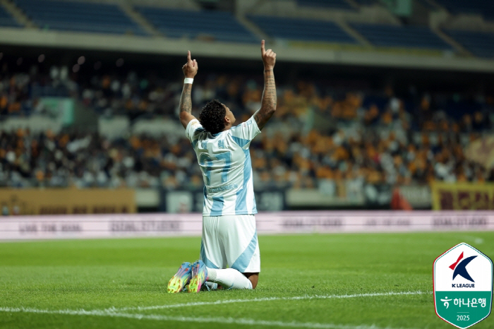 Eric's one-shot one-kill 8th goal saved Ulsan! 1 to 1 draw with Gwangju → 6 consecutive undefeated